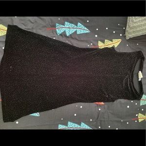 Black Velvet Mini Dress